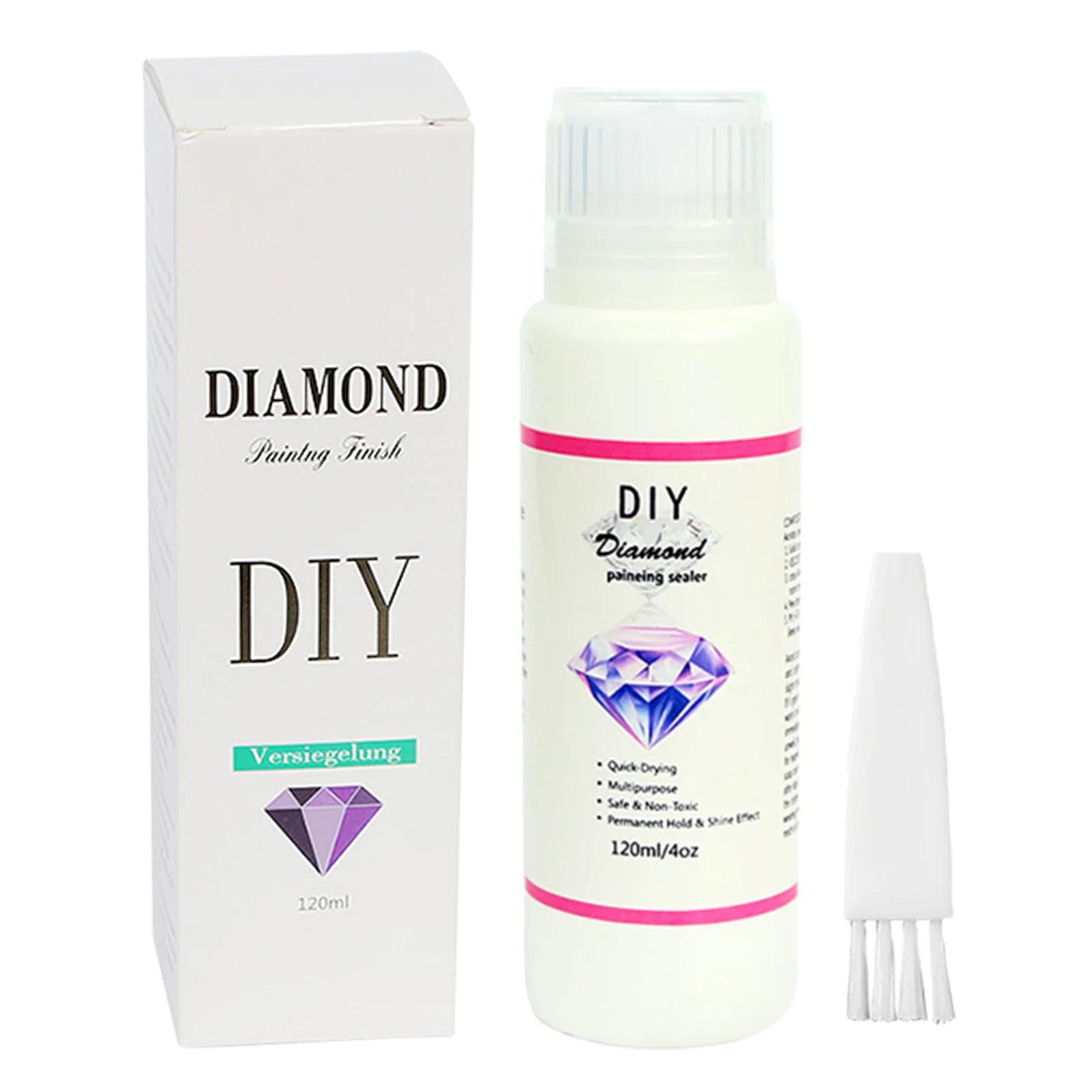 Selador de Arte Diamante para Pintura de Quebra-Cabeças com Acabamento Transparente, Design Inovador e Ideal para Artesanato DIY