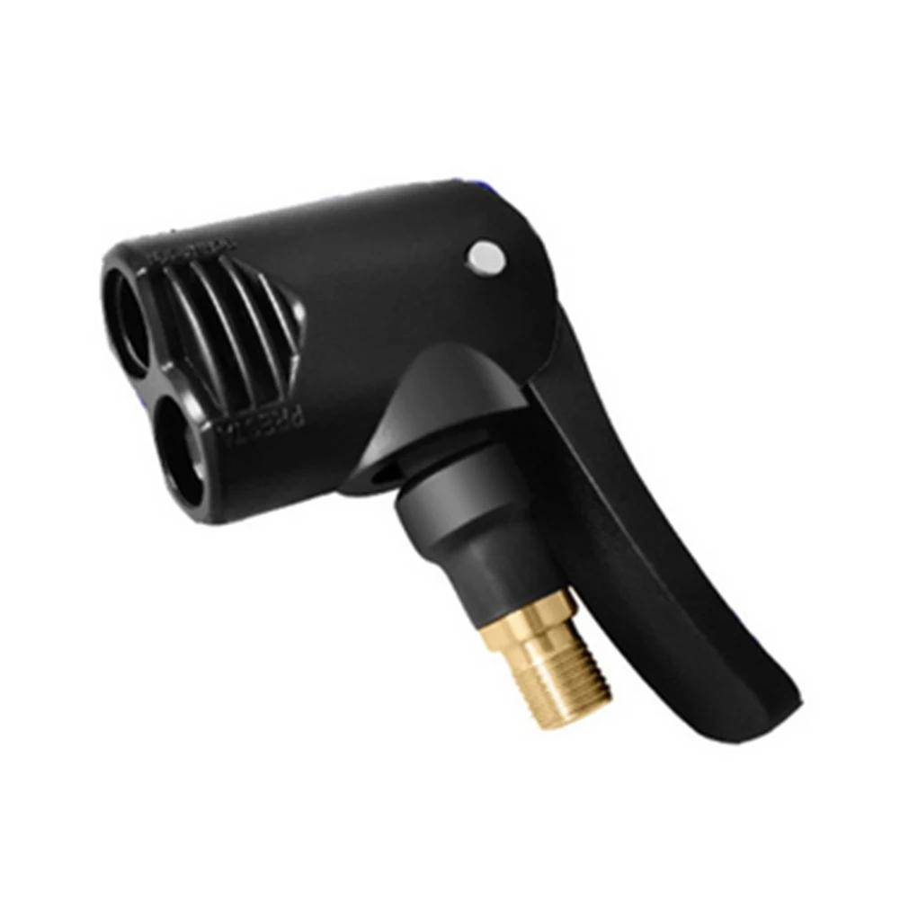 Bomba inflável portátil Bike Tire Air Chuck, adaptador de cabeça dupla, bicicleta pneu roda válvula parte, conversor de latão - Image 1