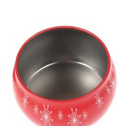 Lata Redonda De Lata De Doces De Natal, Frascos De Vela Com Tampa Recipiente De Vela, Caixa Vazia, Armazenamento De Biscoitos, Estojo De Presente - Image 5