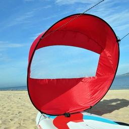 Compacto e portátil Paddle Board Sail, kit de caiaque Wind Sail, apto para surf em lagos oceânicos - Image 1