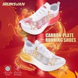 Ironsvan palma completa placa de carbono maratona tênis de corrida masculino absorção de choque impulso fibra de carbono sapatos esportivos femininos - Image 4