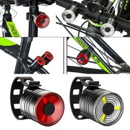 Multi luz traseira da bicicleta 200 lumens mtb ciclismo led à prova dwaterproof água luz traseira para capacete selim lâmpada lanterna - Image 3