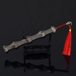 Arma de metal para meninos, Katana Periférica, Modelo de Arma, Legend Game, Mir2, Brinquedos de Arma, Mir2, 18cm - Image 4