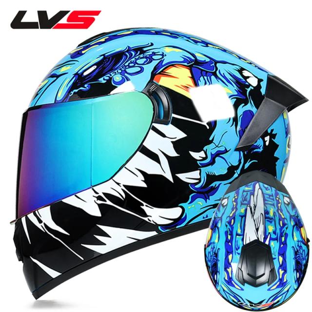 Capacete Moto Lente Dupla Unissex