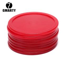 ABS Air Hockey Pucks para crianças, Mini peça de hóquei no gelo, Acessórios de suspensão pneumática, Ferramentas esportivas para bola, Mesa vermelha, 64mm, 8 peças - Image 2