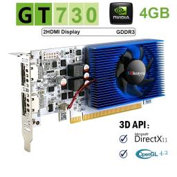 Placa gráfica SRhonyra GT730 RX550 GT1030 GTX1050 1050Ti 4GB de baixo perfil, GPU de baixo perfil para SFF, PCs industriais e mini PC OPS - Image 1