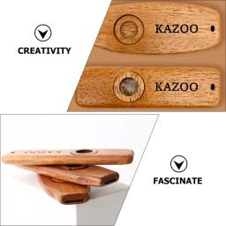 Kazoo portátil leve profissional com colhedores, Flauta Diafragma, Uma caixa de presente bonita, Instrumento de sopro - Image 3