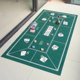 Texas hold'em pokers toalha de mesa 1.8m tecido não tecido deluxe pano de mesa impressão casino jogos de tabuleiro tapete de mesa de jogos em casa - Image 3