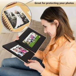 24/240 pçs adesivos de canto diy vintage canto kraft papel adesivos scrapbook auto-adesivo álbum de fotos acessórios adesivo de canto - Image 3