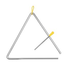 Triângulo sino triangolo com metal mallet idiophone percussão de aço miúdo ritmo aprendizagem educação precoce instrumento musical - Image 5