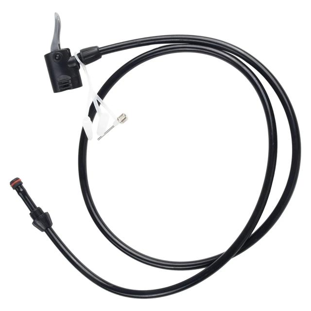 Bomba de Ar Alongada com Mangueira e Conector de Alta Qualidade para Bicicletas e Acessórios
