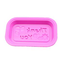 Molde de silicone sabão natural e sabonete artesanal, pequena coreia do sul para fazer massas bolos, obrigado por forma - Image 3
