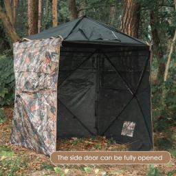 Camping automático e caça camuflagem tenda, Tendas de caça portáteis, Engrenagem leve - Image 5