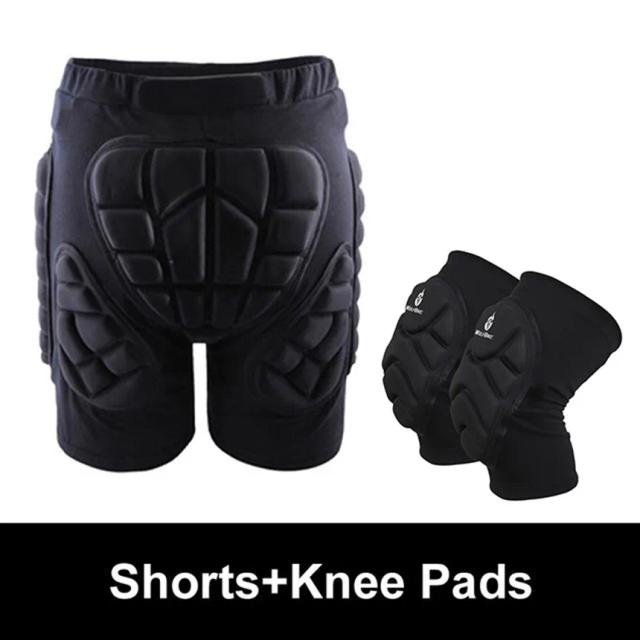 Wosawe Shorts de Motociclismo com Proteção de Quadril - Acolchoado EVA 2cm