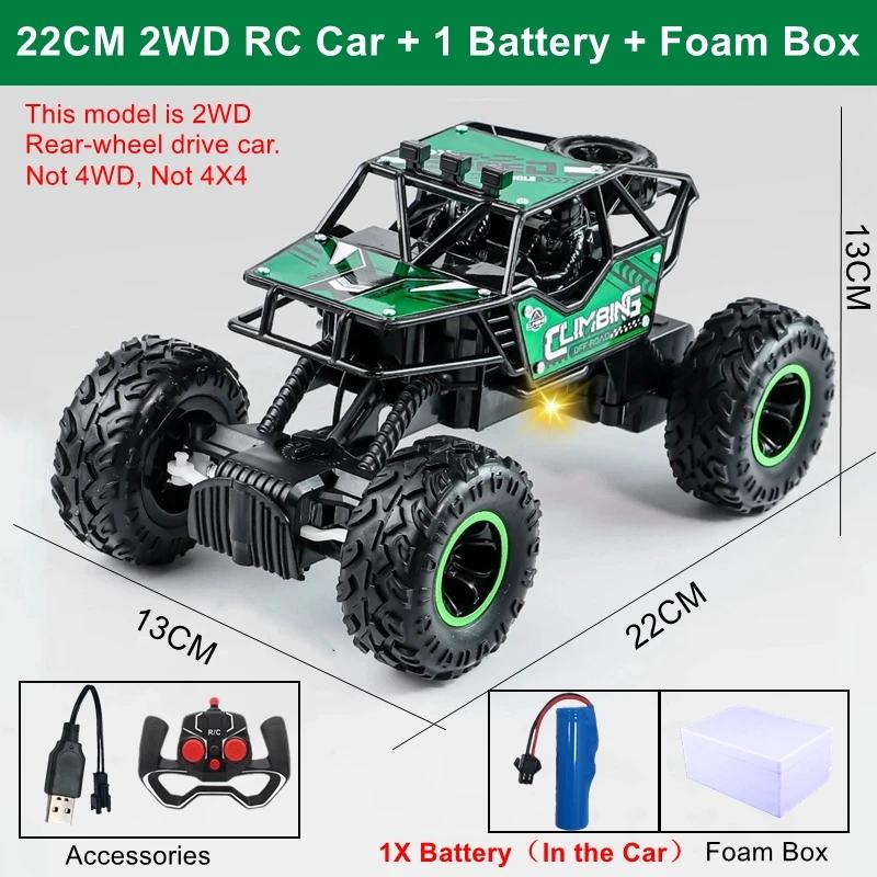 Oike rc carro de escalada de controle remoto ao ar livre todo terreno caminhões off-road 4wd corrida deriva carros brinquedo presente para crianças adultos - Image 1