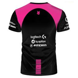 T-shirt personalizada de manga curta para homens e mulheres, equipe Esports, uniforme esportivo 3D, Valorant LED Game Fans Tees, verão, 2023 - Image 4