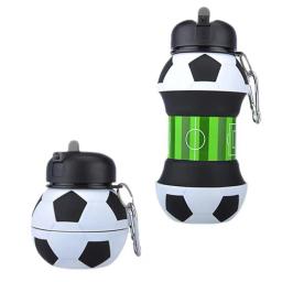 Garrafa de água dobrável para crianças, Copos Leakproof, Caneca portátil para esportes ao ar livre, Futebol, beisebol, tênis, golfe, escola - Image 1