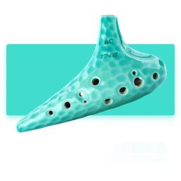 Orff-Ocarina de Cerâmica do Tempo, 12 Buracos, Instrumentos Musicais Profissionais e Acessórios, Ocarina Avançada, Zelda - Image 4