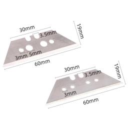 Trapezoidal Lâminas De Substituição, Art Craft Ferramentas De Corte, Lâminas Multiuso, Forte e Leve Para Papel e Lea, Conjunto De 10 - Image 6