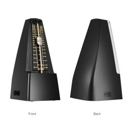 Metrônomo mecânico universal padrão, adequado para violão, violinos, pianos, bateria e outros instrumentos musicais, preto, s-350 - Image 4