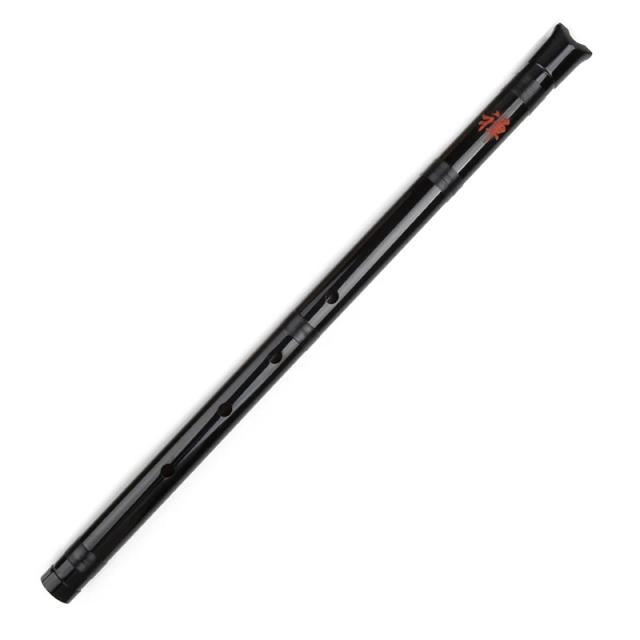 Flauta Shakuhachi de Bambu com 5 Buracos e Saco – Instrumento de Sopro Auto-Feito para Iniciantes