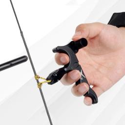 Tiro com arco ajustável rotação Caliper gatilho Grip para composto Bow Aid, polegar lançamento, 4 dedo - Image 5