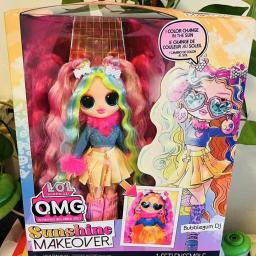 Novo LOL Surpresa! OMG Sunshine Bolha Colorida DJ Moda Boneca Cabelo Colorido Moda Múltipla Surpresa Presente Infantil - Image 1