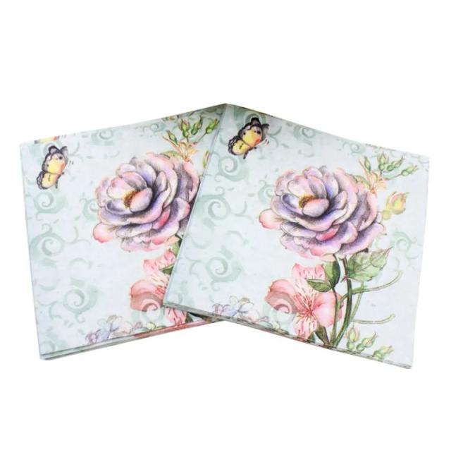 Guardanapos de Papel Impresso para Decoração de Eventos - 33cm x 33cm, Pacote com 20 Unidades
