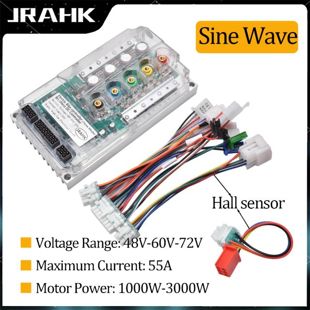 JRAHK Controlador BLDC 72V 3000W para Motocicletas e Scooters Elétricas