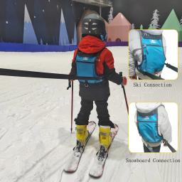 Arnês de esqui para crianças mochila ajustável cinto de treinamento de snowboard crianças controle de velocidade trela skate equipamento de treinamento criança - Image 6