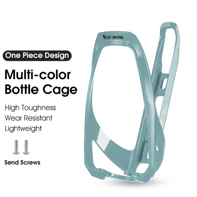 Gaiola de Garrafa de Água de Náilon Leve para Bicicleta West Biking - Suporte de Uma Peça Ideal para Mountain Bike