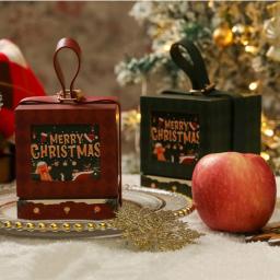 Caixa De Embalagem De Presente De Mão De Natal, Caixa De Maçãs De Véspera De Natal, Caixa De Sobremesa De Bolo De Mousse, Decoração - Image 5