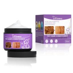 Condicionador de cabelos macios para animais de estimação, limpeza capilar, creme sem nós para gato e cachorro, 50ml - Image 1