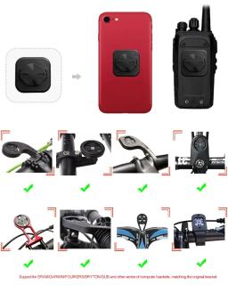 Suporte do telefone para computador de bicicleta, bicicleta Stem Top Cap, GPS Speedometer Mount Bracket, Acessórios de ciclismo, Base para Garmin - Image 6
