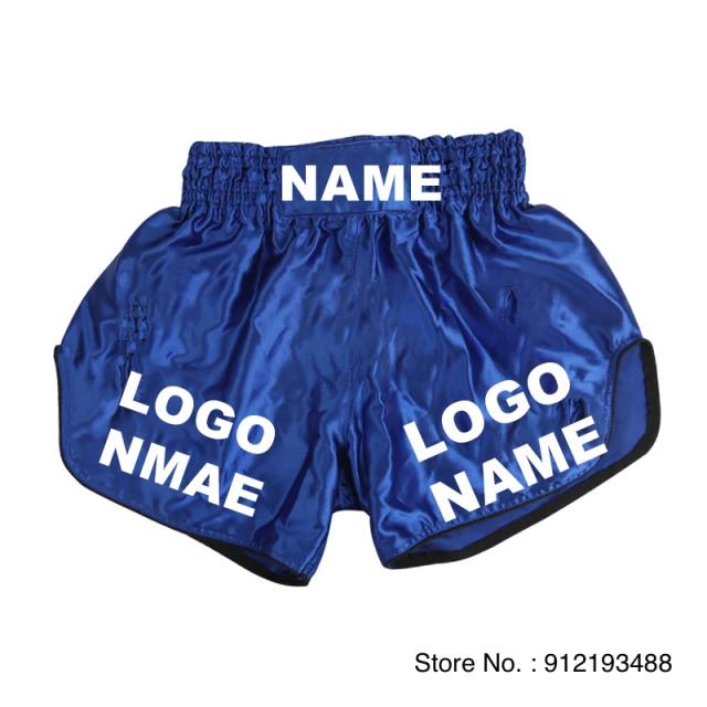 Shorts de Boxe Personalizados para Homens, Mulheres e Crianças - Roupas de Artes Marciais para Kickboxing e Muay Thai