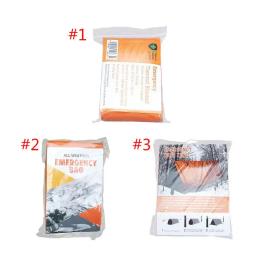 Saco dormir emergência, saco dormir sobrevivência pe à prova d'água, leve, térmico, bivvy, para acampamento, - Image 4