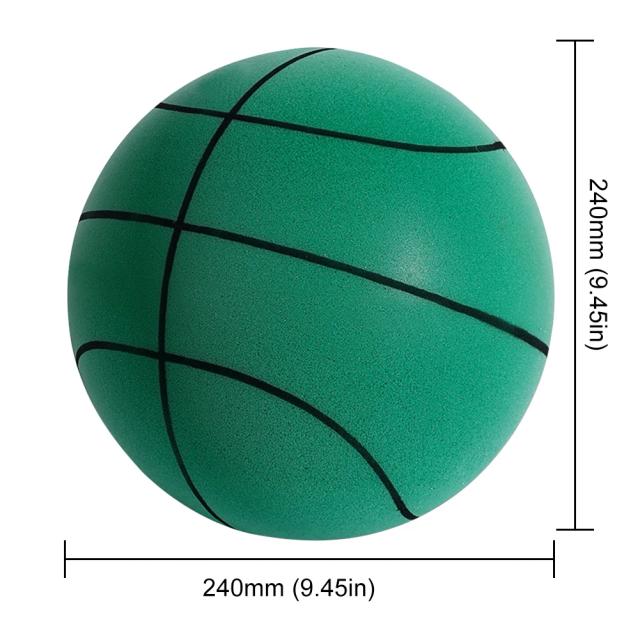 Basquete Silencioso para Crianças: Bola de Alta Resiliência para Interior, Ideal como Presente de Natal em 18 cm, 21 cm e 24 cm