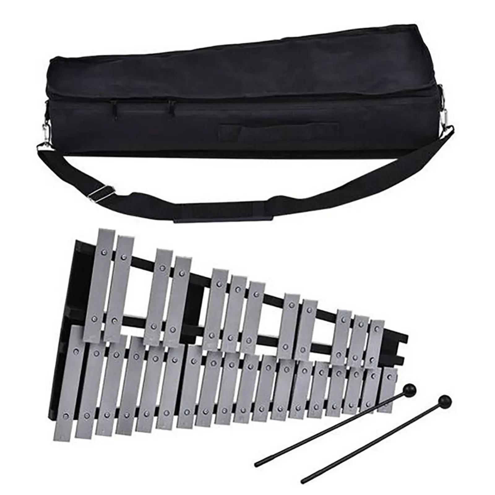 Glockenspiel Xilofone Bell, Instrumento De Percussão Para Iniciantes, Presentes, 32 Nota - Image 1
