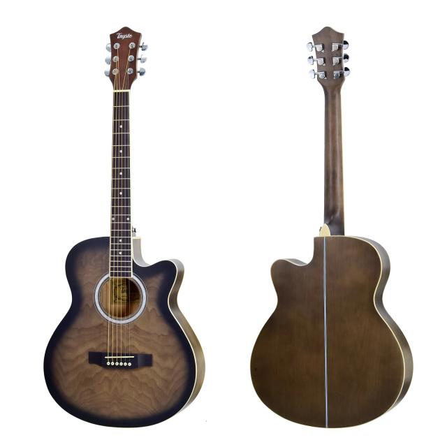 Guitarra Semi-Acústica de 40 Polegadas Cutaway em Alta Qualidade a Preço Acessível