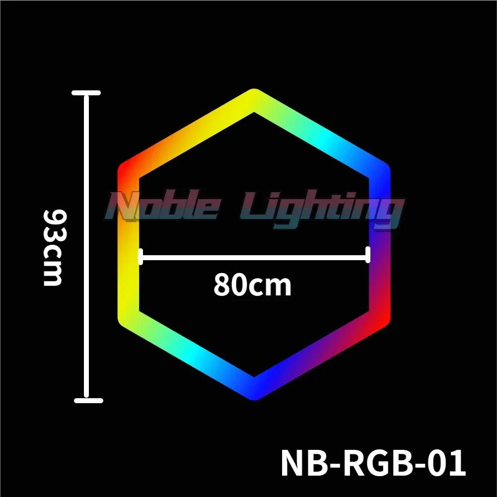 Kits De Iluminação Hexagonal RGB Com LEDs De Mudança De Cor, Efeitos De Iluminação Personalizados, Sala De Esportes E, Ginásio, Bar, Dance Hall - Image 1