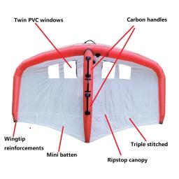 Hidrofoil carbono alumínio windsurf folha inflável asa surf sup pipa vento surfista prancha vela - Image 5