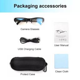HD Mini Sports Camera Óculos, Gravador Exterior, DVR, 1080P - Image 6