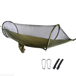 Hammock pendurado impermeável durável, Nylon Swing, Anti Mosquito, Sobrevivência ao ar livre, Equipamento de acampamento, Mobiliário portátil - Image 1