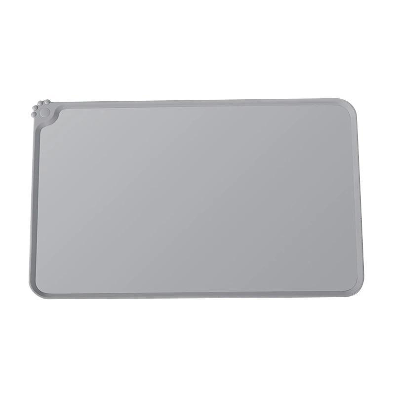 Silicone Pet Food Mat com lábios altos, antiaderente, impermeável, isolamento térmico, pet pad, alimentador de cachorro, tigela Placemat, bandeja, Pet Supplies - Image 1