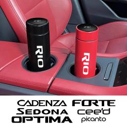 Carro Inteligente Thermos Caneca, Copo Garrafa de Água, Acessórios Automóveis para Kia Rio, Picanto, Ceed, Forte, Optima, Sedona, Cadenza, K9, Telluride - Image 2