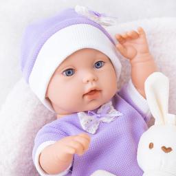 12 polegada nova boneca reborn realista menina bebe boneca com roupas de moda coelho brinquedo completo vinil boneca presente das crianças - Image 4