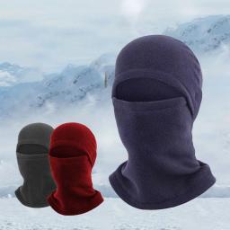 Balaclava de lã térmica para homens e mulheres, máscara facial completa, aquecedor de pescoço, motocicleta, capô de ciclismo, forro, esportes, corrida, inverno, novo - Image 3