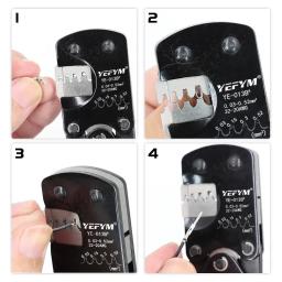 Coleção AliExpress YE-013BR Micro Connector Crimping Tool, Open Barrel Ternos Molex,JST Alicadores, 0.03-0.5mm ², 32-20AWG, D-Sub, XH2.54, PH2.0, ZH1.5 - Image 6