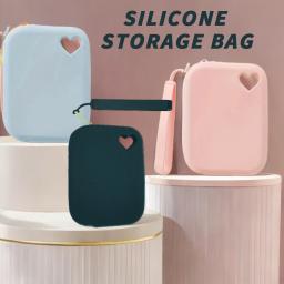 1pc silicone cão tratar saco pet lanche saco de viagem portátil treinamento pet andando saco acessórios para animais de estimação - Image 2