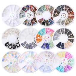 Peças de unhas 3d arte do prego glitter strass cristal gemas jóias contas encantos do prego manicure decorações acessórios suprimentos para unhas - Image 2